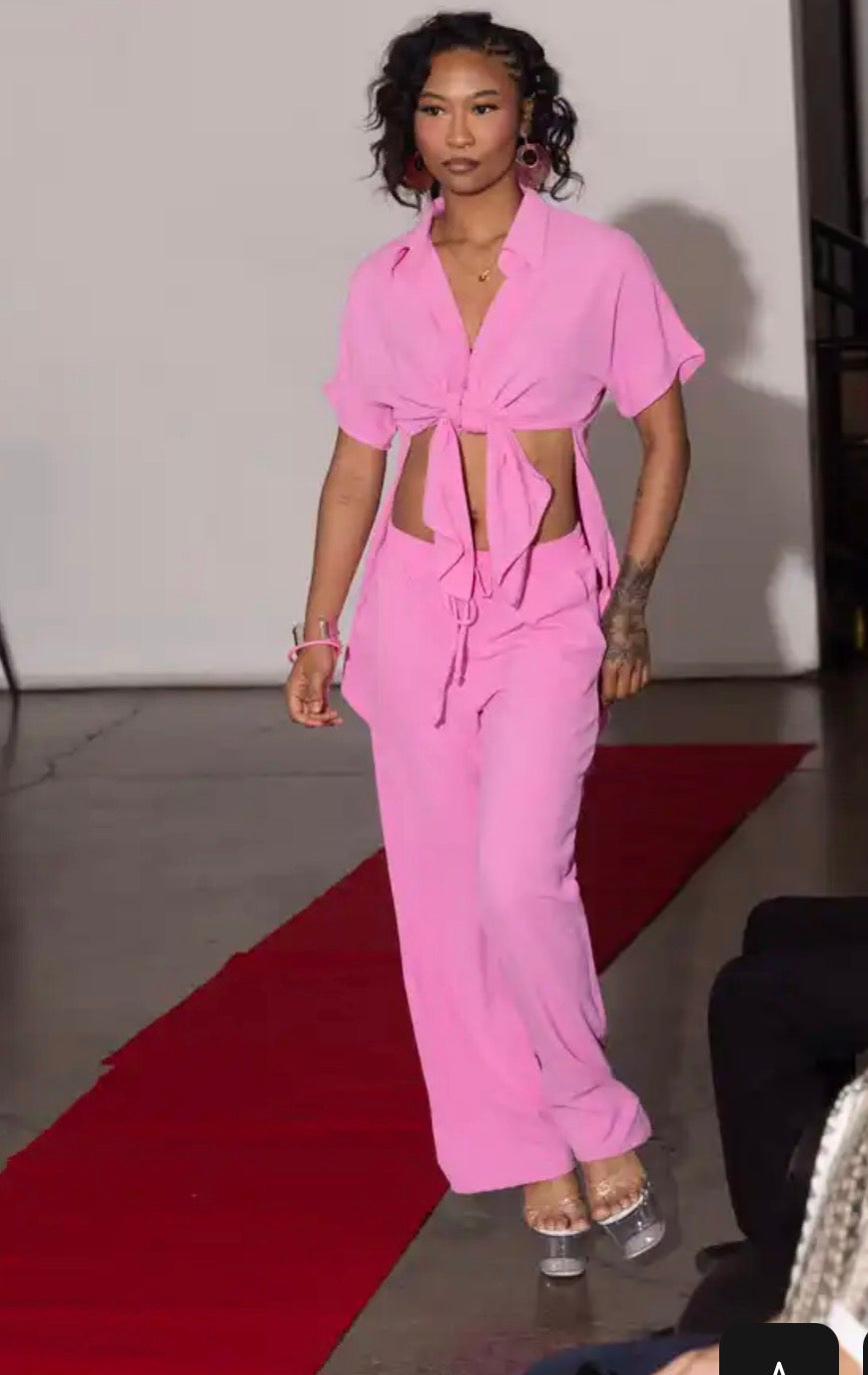 Tie Up Two piece Set