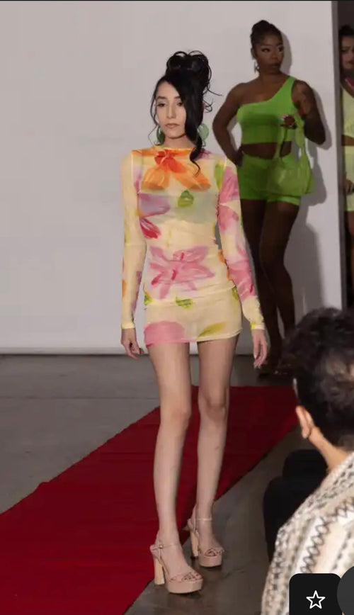 Painted Petals Dress